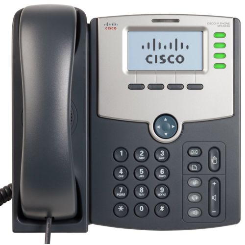 TELEFONO CISCO IP, 4 LINEAS, C/DISPLAY, POE Y PUERTO P/PC (SPA504G)