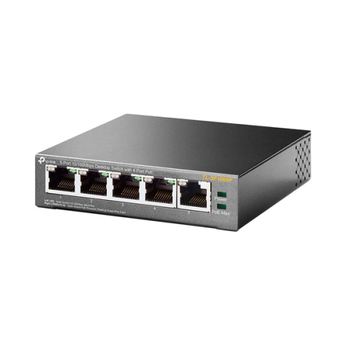 SWITCH ESCRITORIO TP-LINK 5 PTOS FAST 4PoE 58W TL-SF1005P
