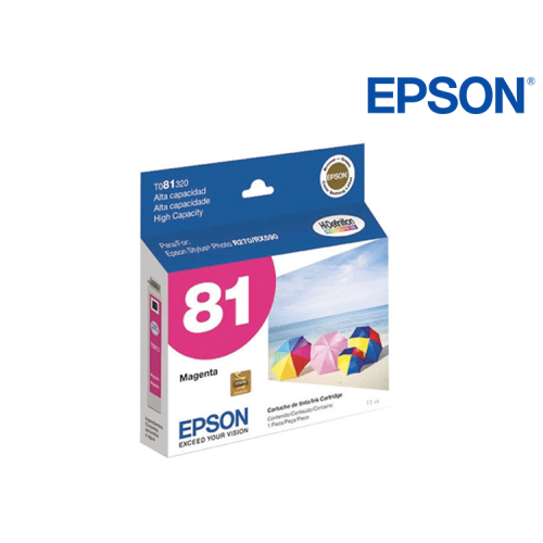 CARTUCHO EPSON T081 MAGENTA PARA 1410/ 1430W 11ML (T081320-AL) T081320-AL
