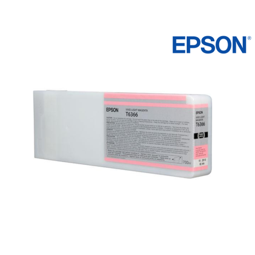 CARTUCHO EPSON STYLUS PRO T636 MAGENTA LIGHT 7890 700ML (T636600)
