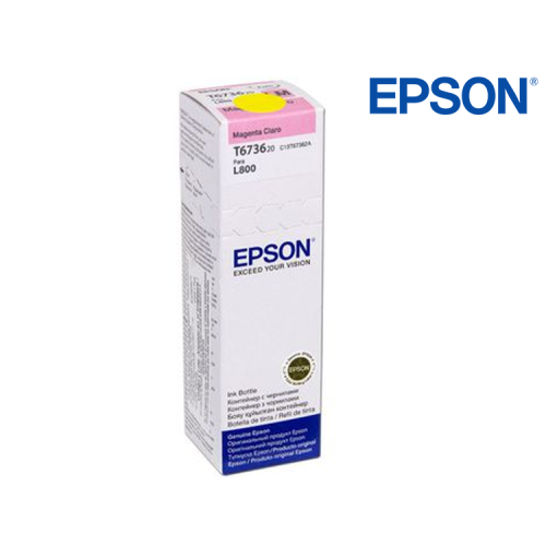 BOTELLA EPSON ECOTANK FOTO T673 MAGENTA LIGHT L800 70ML (T673620-AL)