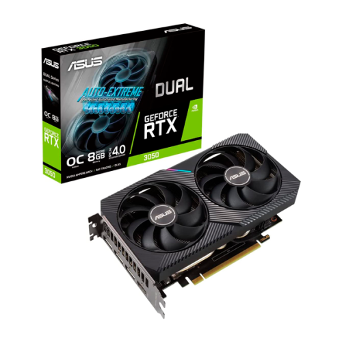 TARJETA DE VIDEO ASUS DUAL-RTX3050-O8G OC 8GB GDDR6 HDMI DP