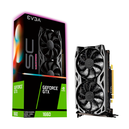 TARJETA DE VIDEO EVGA 06G-P4-1067-KR GE FORCE GTX 1660 SC ULTRA GAMING