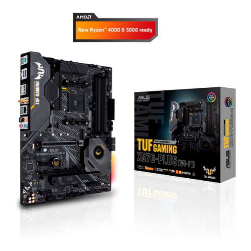 TARJETA MADRE ASUS TUF GAMING X570-PLUS Wi-Fi AM4 M 2 HDMI USB 3 2