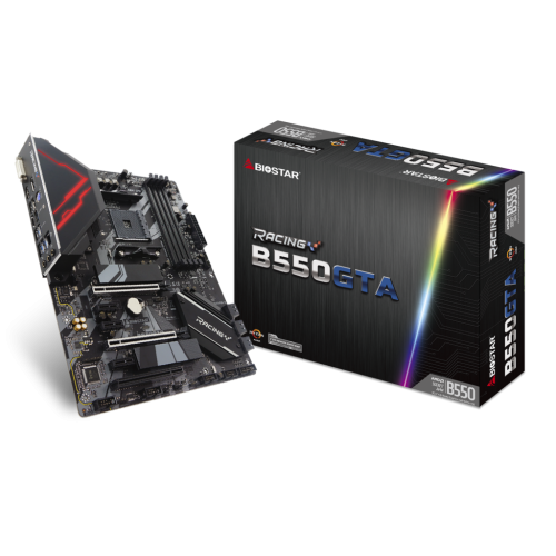 TARJETA MADRE BIOSTAR B550GTA DDR4 HDMI PCIE M.2 RGB 3TH AMD RYZEN AM4