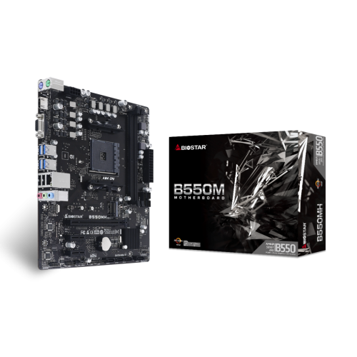 TARJETA MADRE BIOSTAR B550MH DDR4 HDMI PCIE M.2 SATA 3TH AMD RYZEN AM4