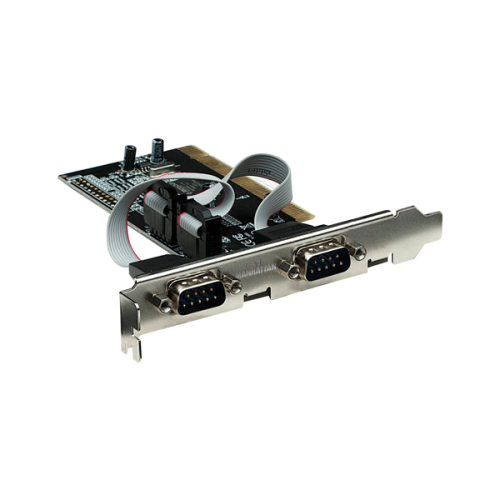 TARJETA SERIAL MANHATTAN PCI 2 PTOS DB9x2 158213