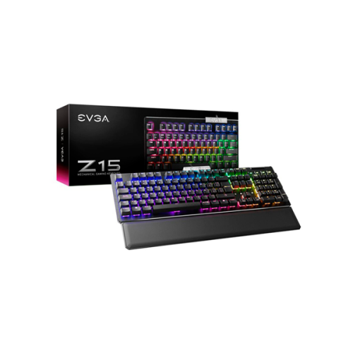 TECLADO EVGA Z15 821-W1-15SP-K2 RGB HOT-SWAP MECANICO USB 3 2 4000HZ 