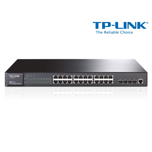 SWITCH ADMIN L2 JETSTREAM TP-LINK/24PORT GIGA/4SLOTS SFP/TL-SG5428
