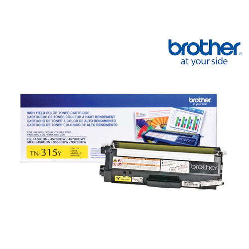 TONER BROTHER AMARILLO TN315Y ALTO RENDIMIENTO