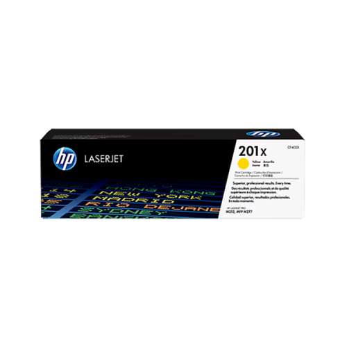TONER HP 201X AMARILLO ALTO RENDIMIENTO LASERJET M252/MFPM277 (CF402X)