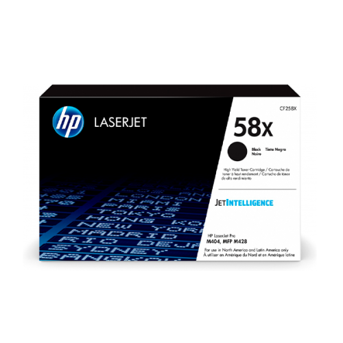 TONER HP 58X NEGRO ALTO RENDIMIENTO LASERJET PRO M404/M428 (CF258X1)