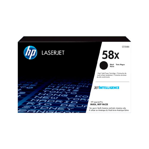 TONER HP 58X NEGRO ALTO RENDIMIENTO LASERJET PRO M404/M428 (CF258XC)
