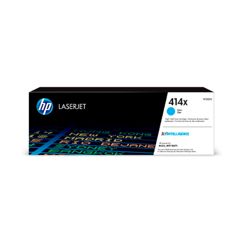 TONER HP ALTO RENDIMIENTO 414X CYAN (W2021X)