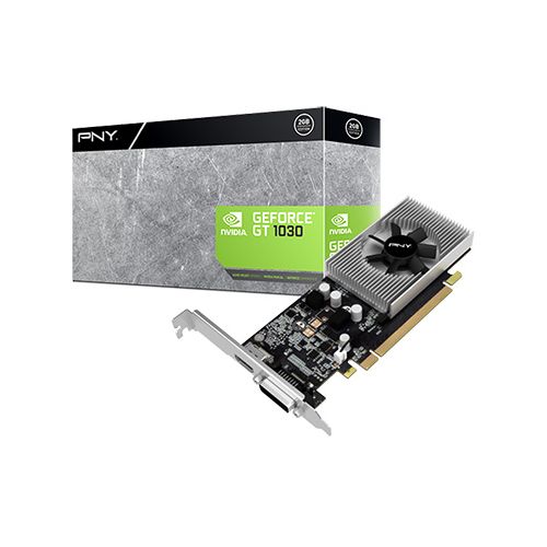 TARJETA DE VIDEO PNY VCGGT10302PB GT 1030 2G DDR5 DIV-HDMI LOW
