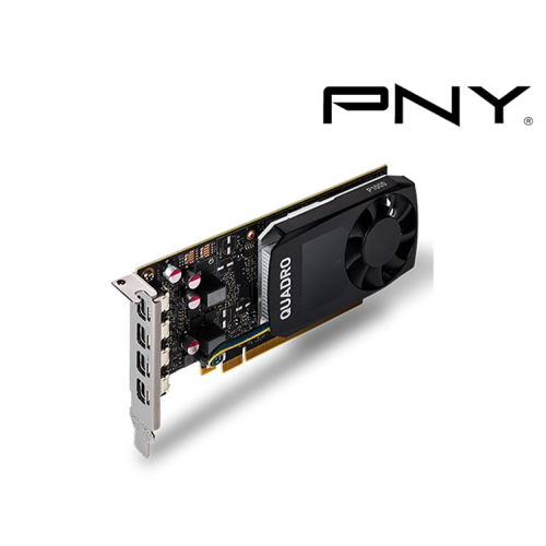 TARJETA DE VIDEO PNY VCQP1000-ESPPB QUADRO NVIDIA P1000 4GB GDDR5 CUDA 