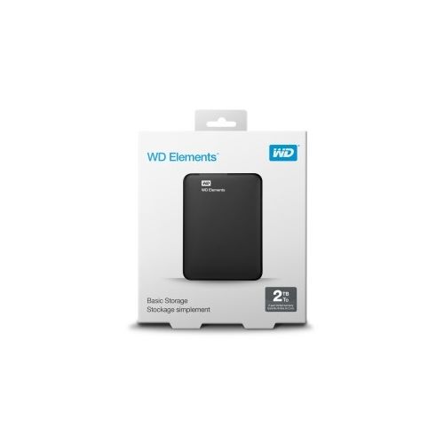 DISCO DURO EXT USB 2TB WD ELEMENTS NEGRO
